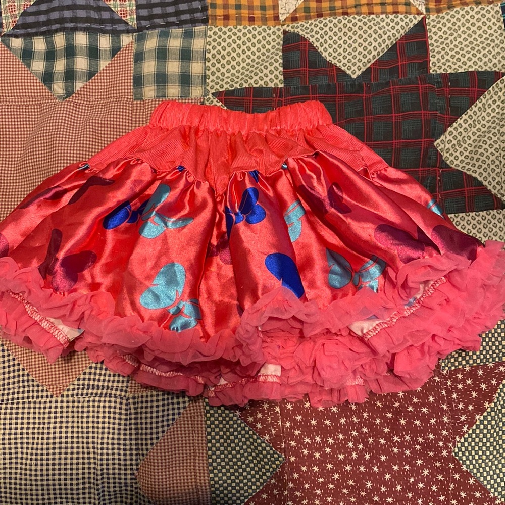 Disney Minnie Mouse bow tutu couture skirt.